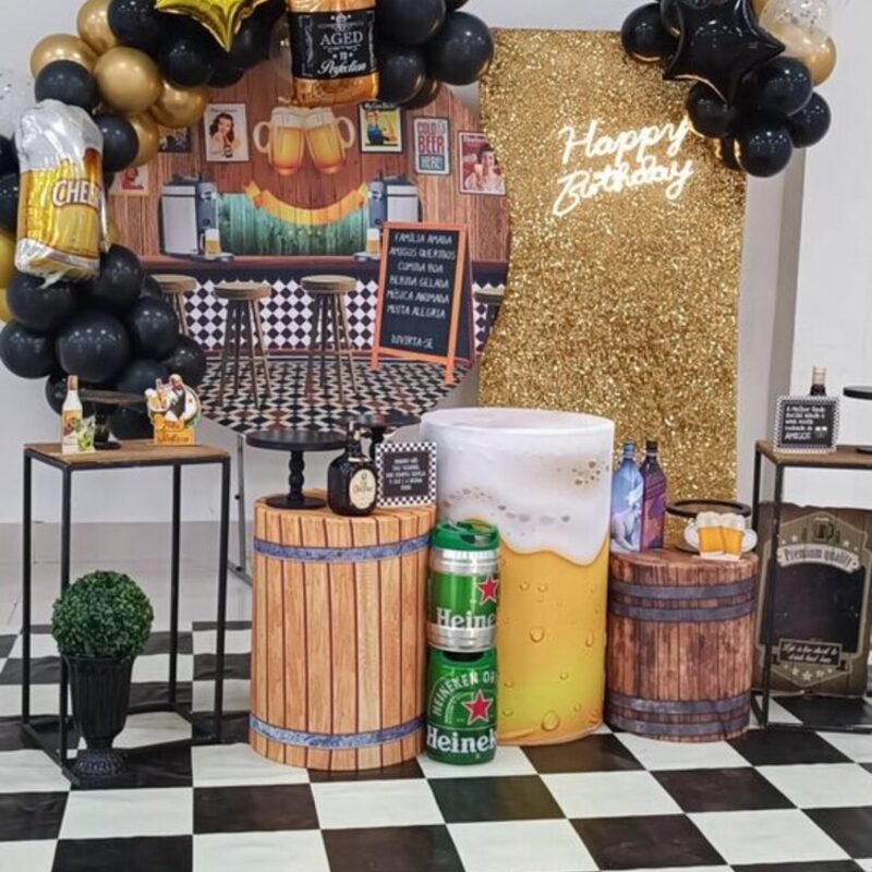 Decoração festa adulto tema buteco em Cuiabá — Mimos da Vivi