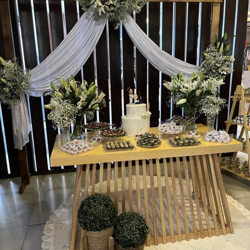 Decoração de casamento personalizada em Cuiabá — Mimos da Vivi