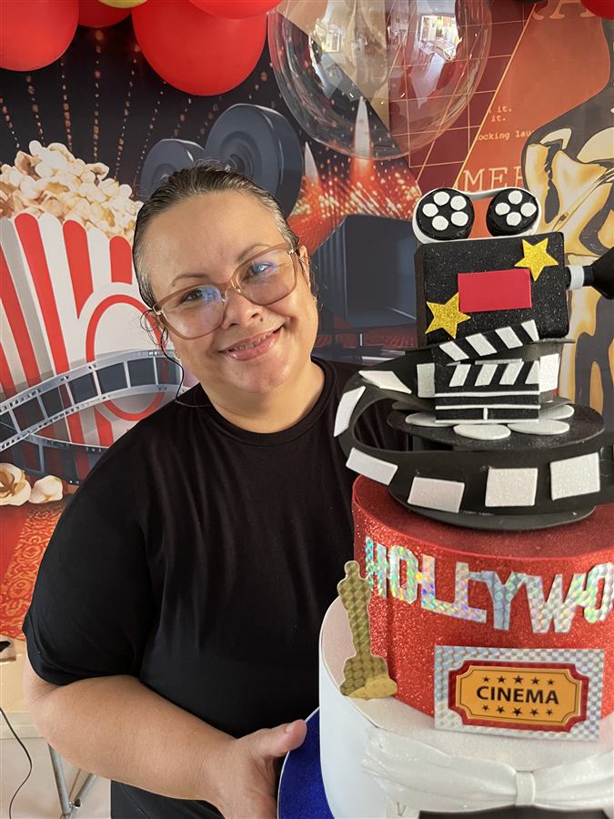 Decoração festa adulto Cinema detalhes em Cuiabá — Mimos da Vivi
