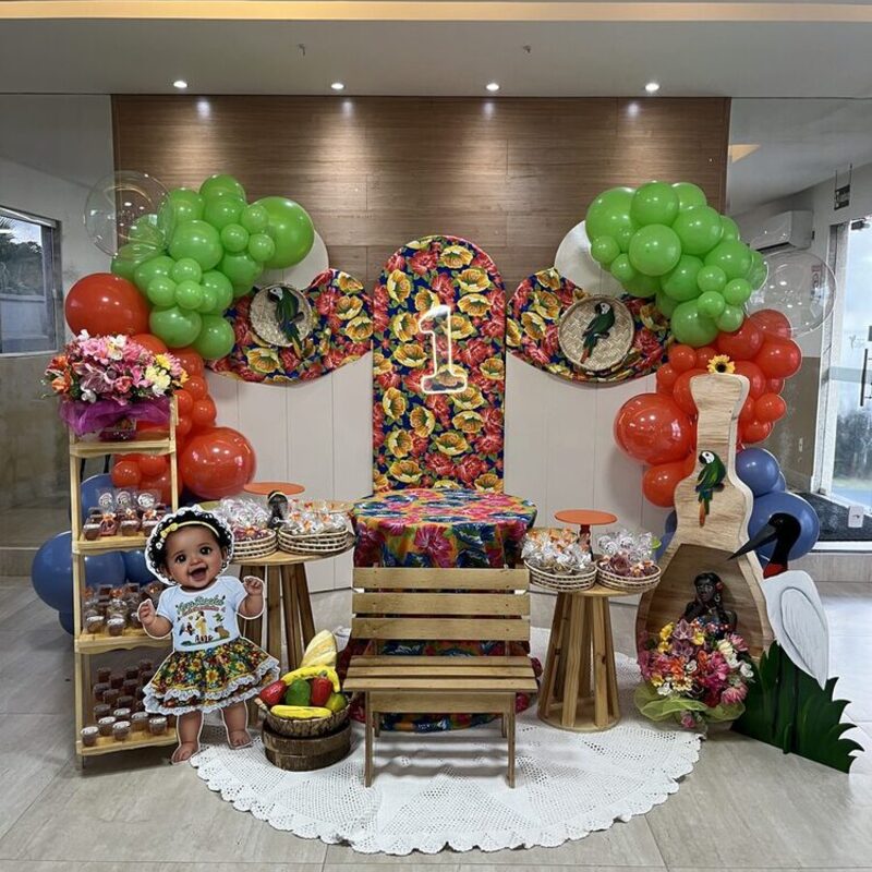 Decoração festa infantil Cuiabaninha em Cuiabá — Mimos da Vivi